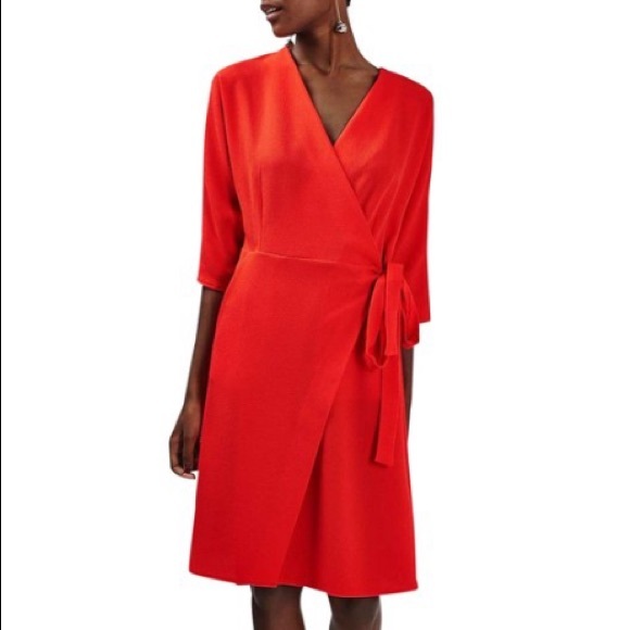 batwing wrap dress